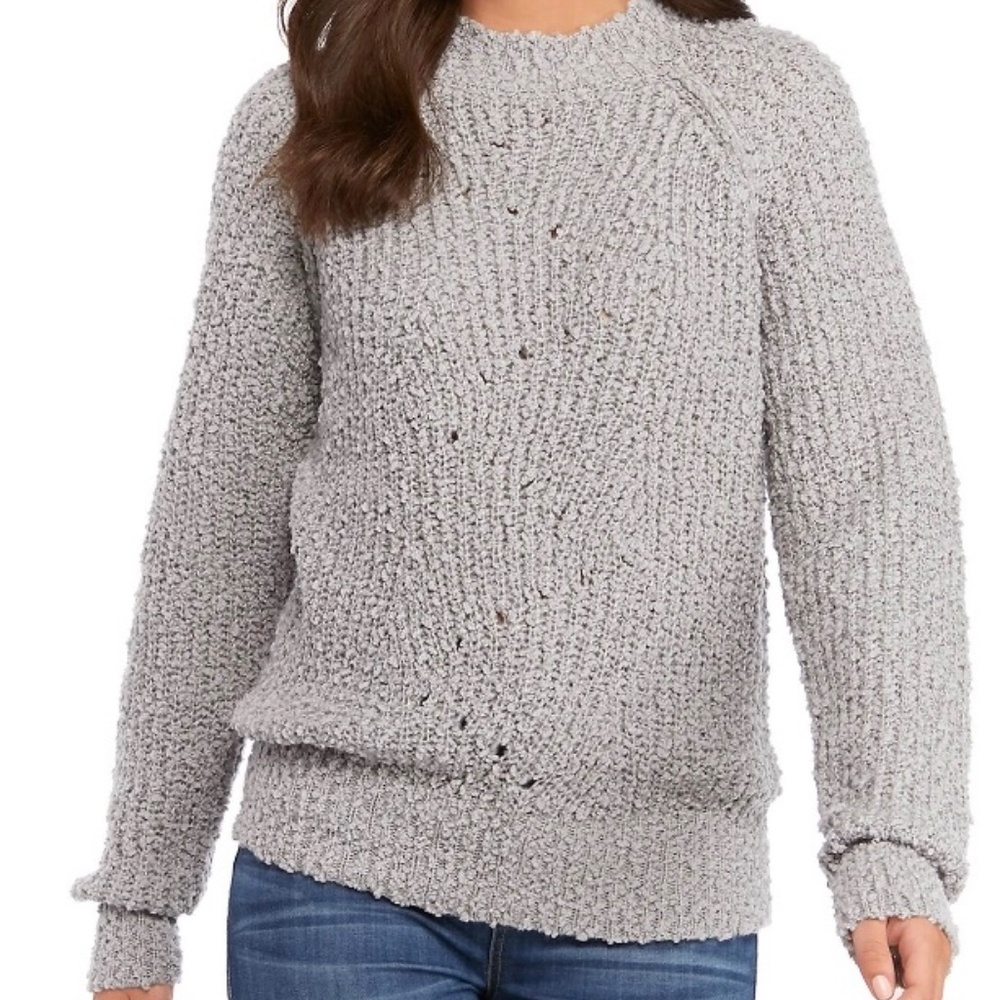 Junior’s Mock Neck Sweater